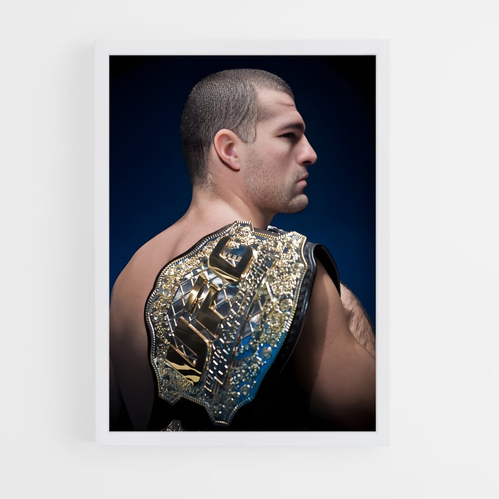 Poster Le Shogun de la Ceinture – affiche MMA (vue 3)